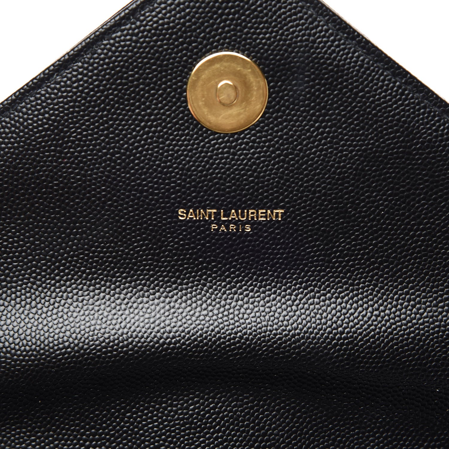 Saint Laurent Grain De Poudre Matelasse Chevron Large Monogram Satchel Black 7 of 9