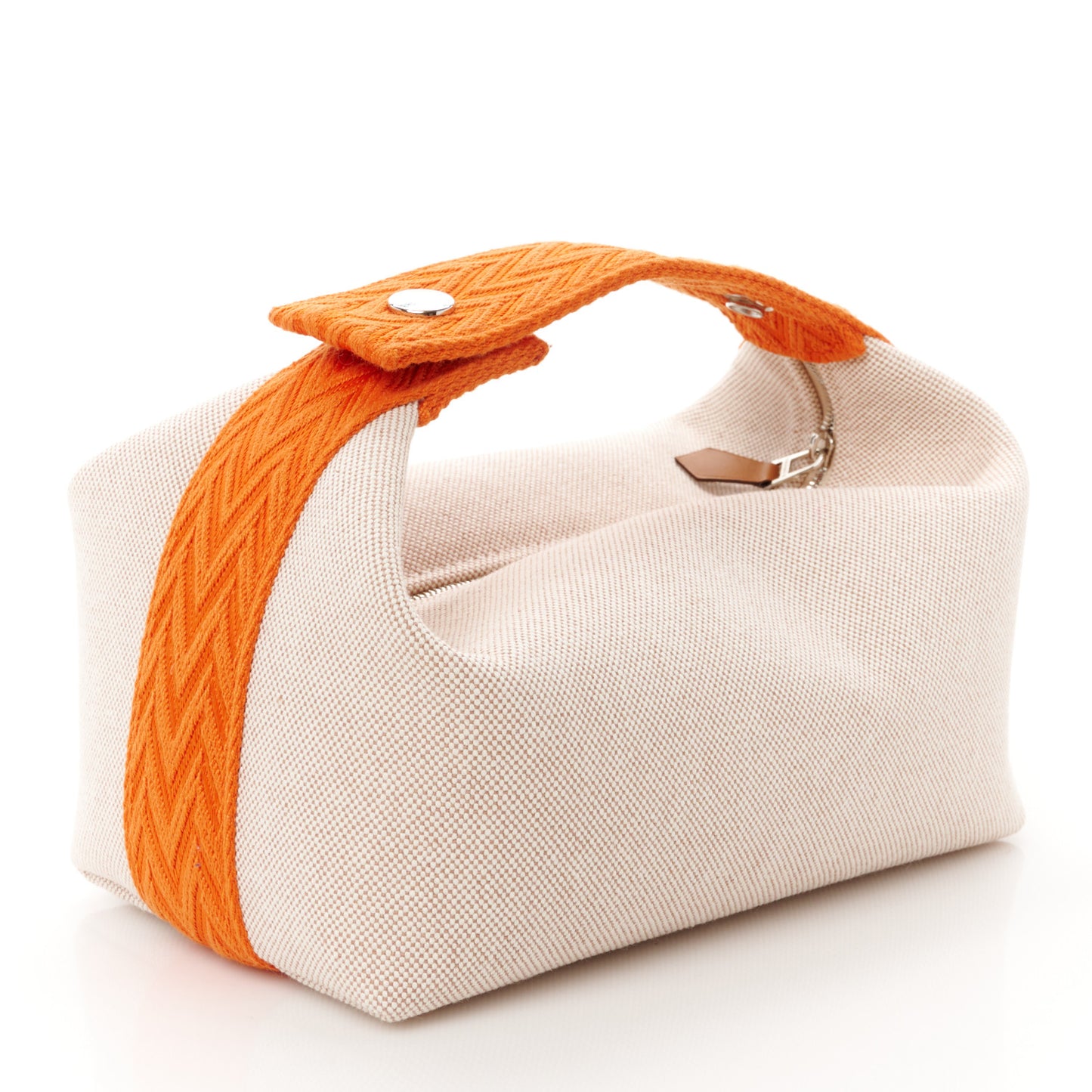 Canvas Small Bride-A-Brac Pouch Natural Orange