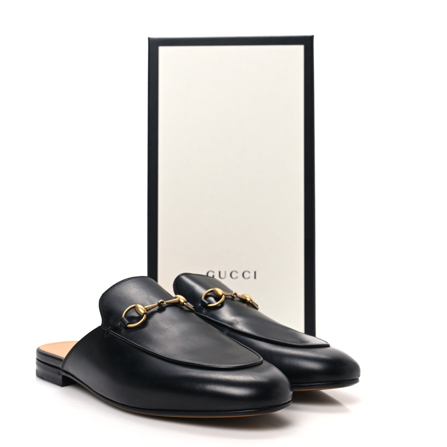 Gucci Calfskin Womens Princetown Slippers 41 Black 8 of 8