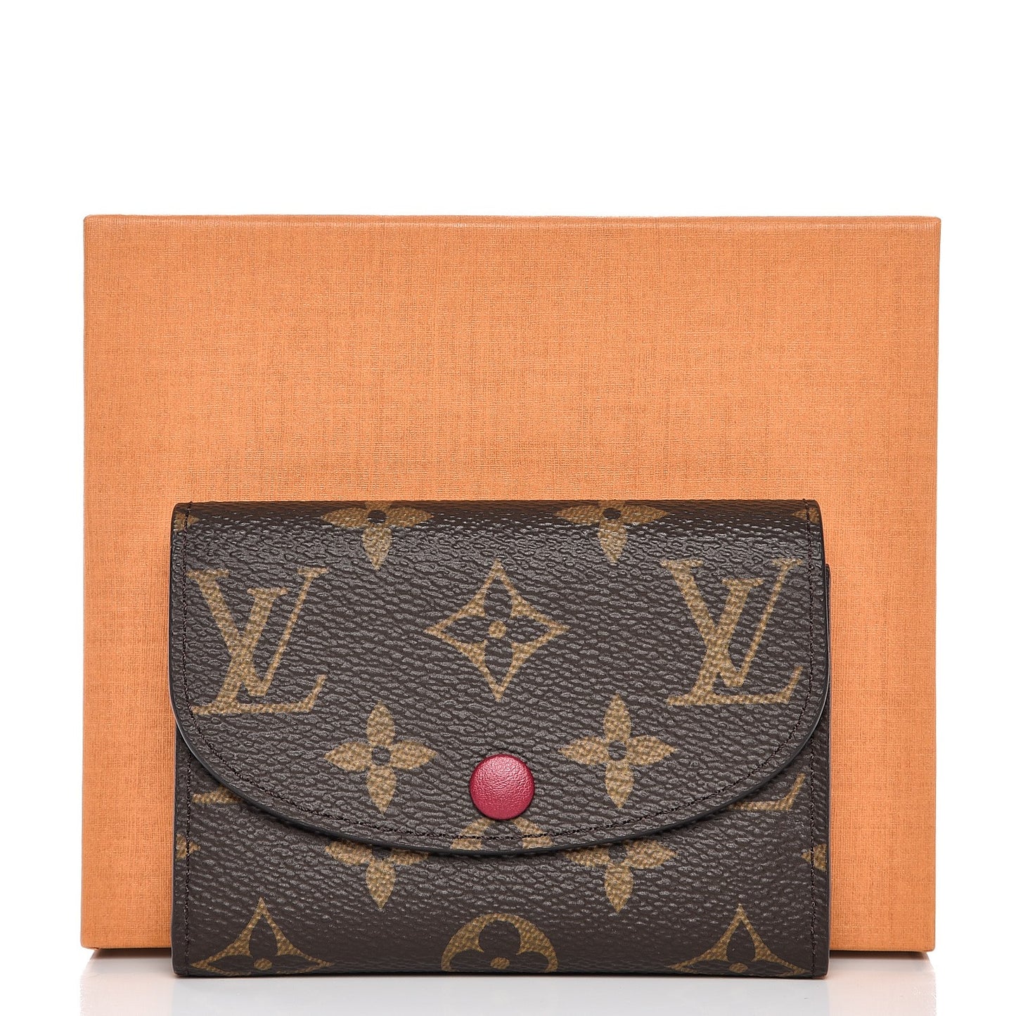 Monogram Rosalie Coin Purse Fuchsia