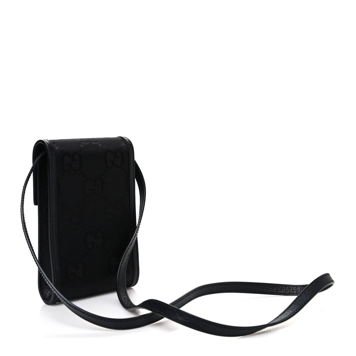Econyl Nylon Monogram Off The Grid Crossbody Bag Black
