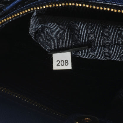 Prada Saffiano Lux Large Tote Bluette 8 of 9
