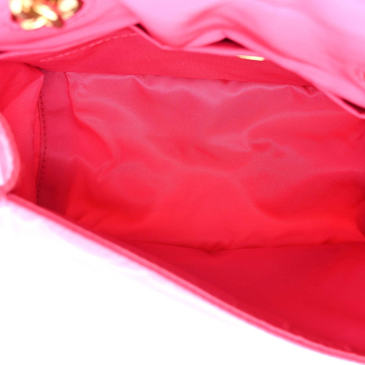 Prada Nylon Tessuto Small Chain Shoulder Bag Fuxia 5 of 13