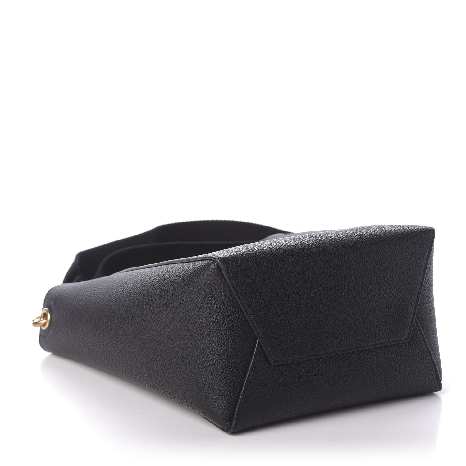 Celine Soft Grained Calfskin Sangle Bucket Bag Black 4 of 9