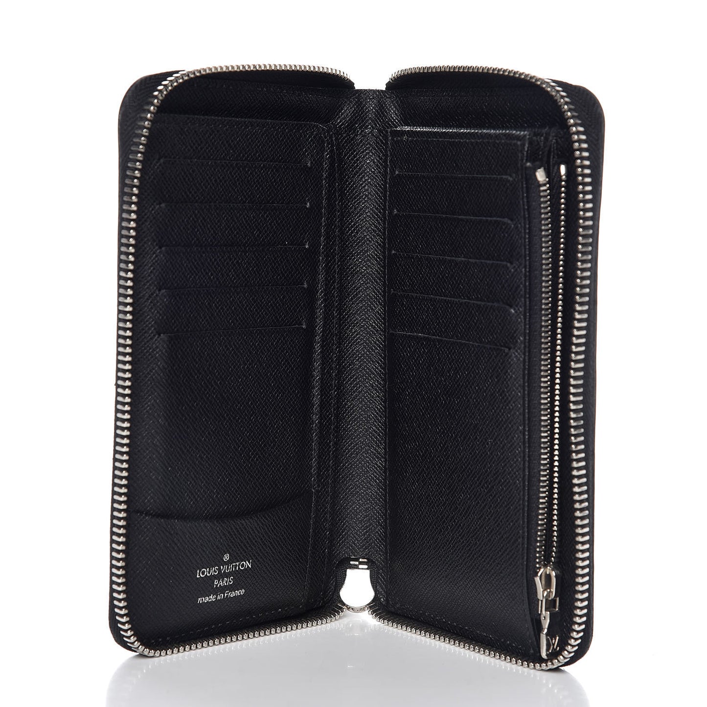 Epi Zippy Compact Wallet Black