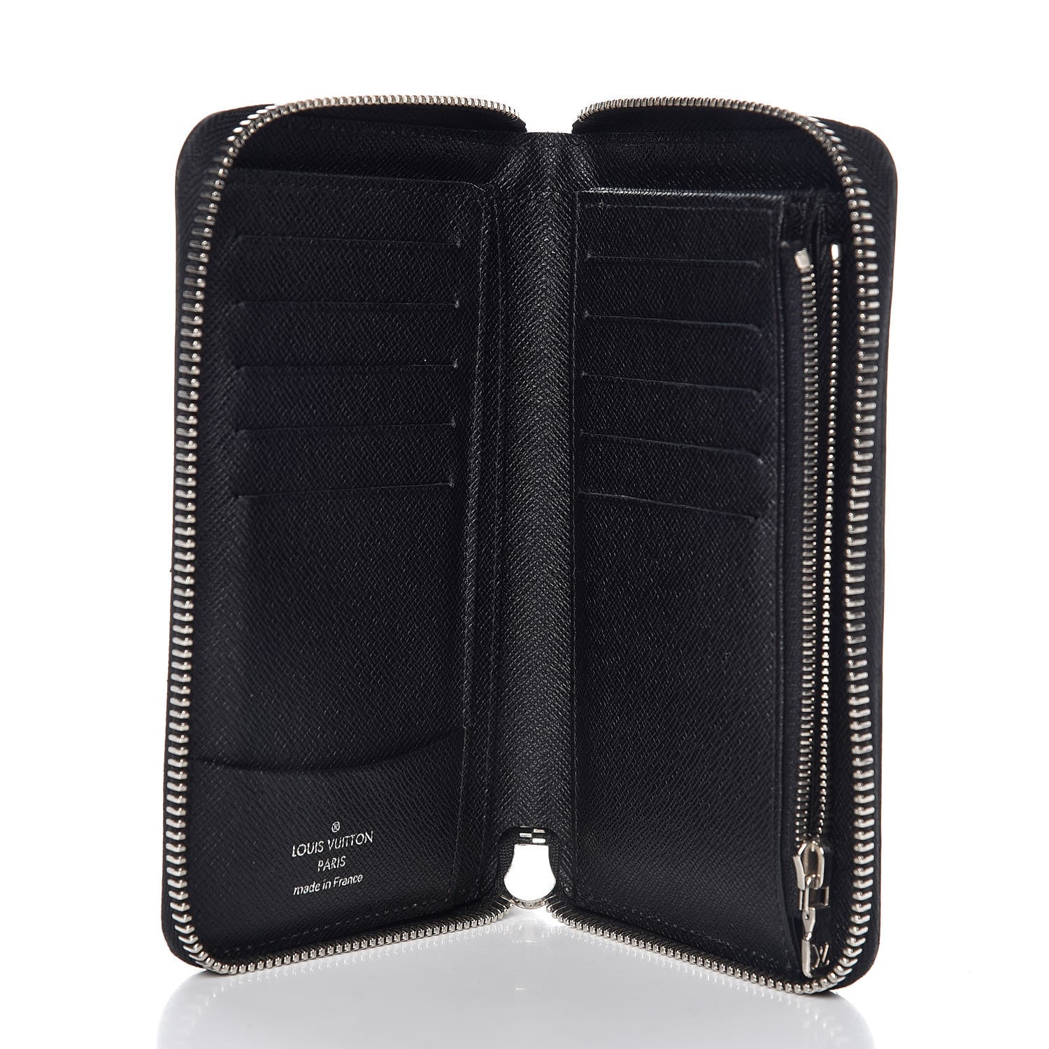 Louis Vuitton Epi Zippy Compact Wallet Black 4 of 7