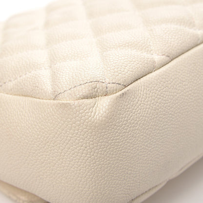 Chanel Caviar Quilted Jumbo Easy Flap Dark White 11 of 16