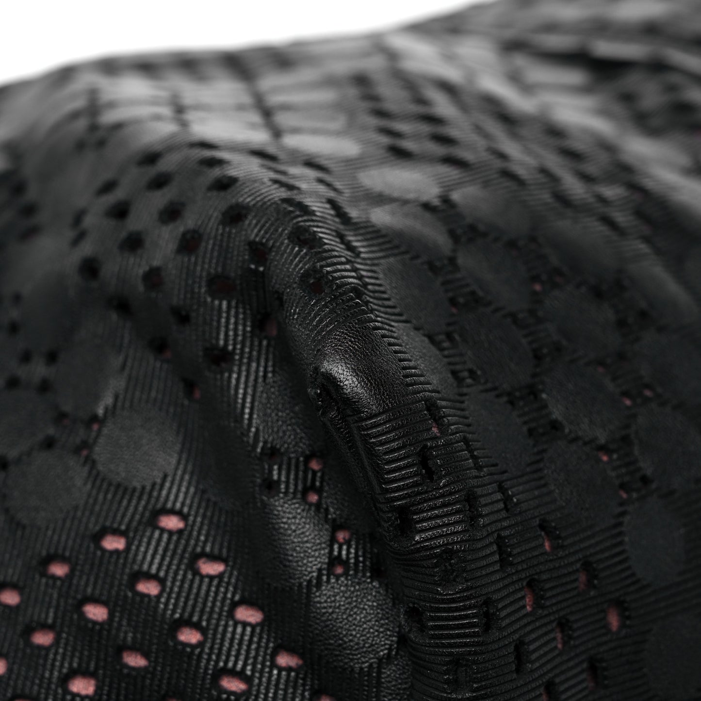 Calfskin Laser Cut Black