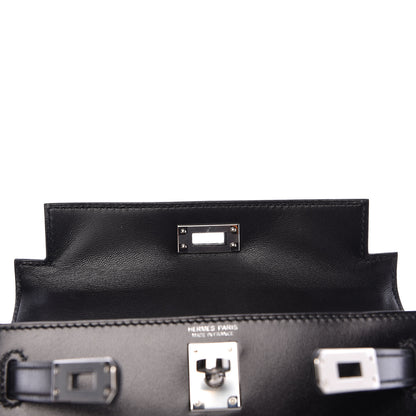 Hermes Box Mini Kelly Sellier 20 Black 15 of 30