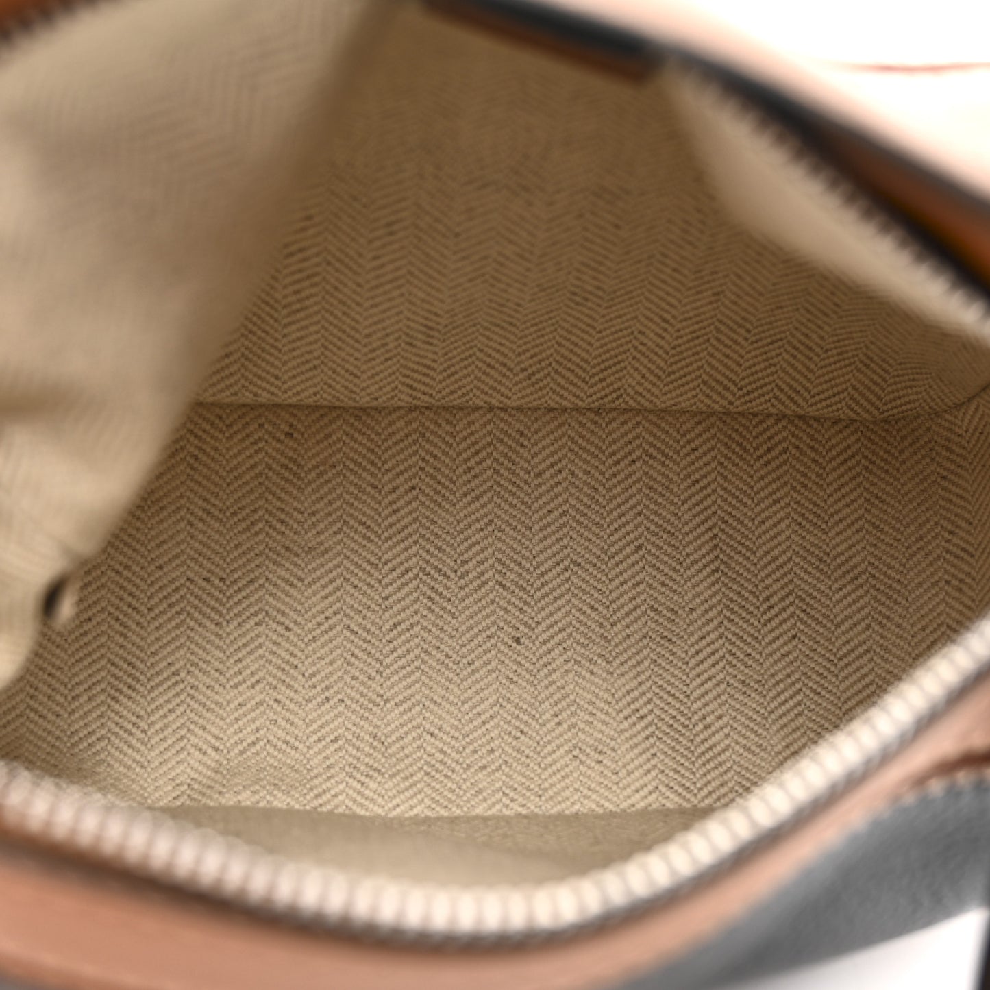Calfskin Mini Puzzle Bag Tan Black