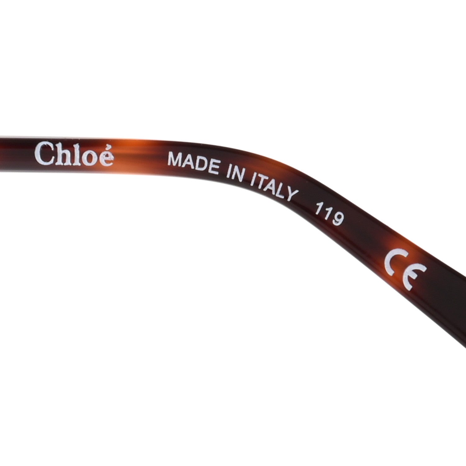 Chloe Metal Poppy Love Heart Sunglasses CE131S Havana Rose 5 of 7