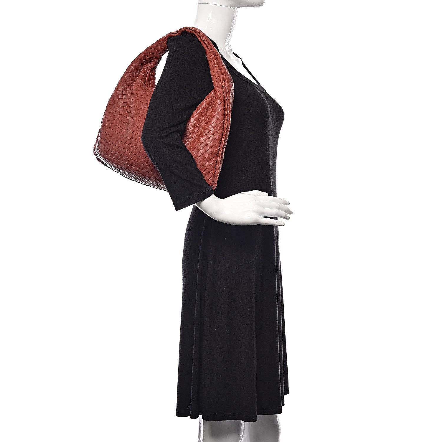 Bottega Veneta Nappa Intrecciato Small Veneta Hobo Brique 2 of 10