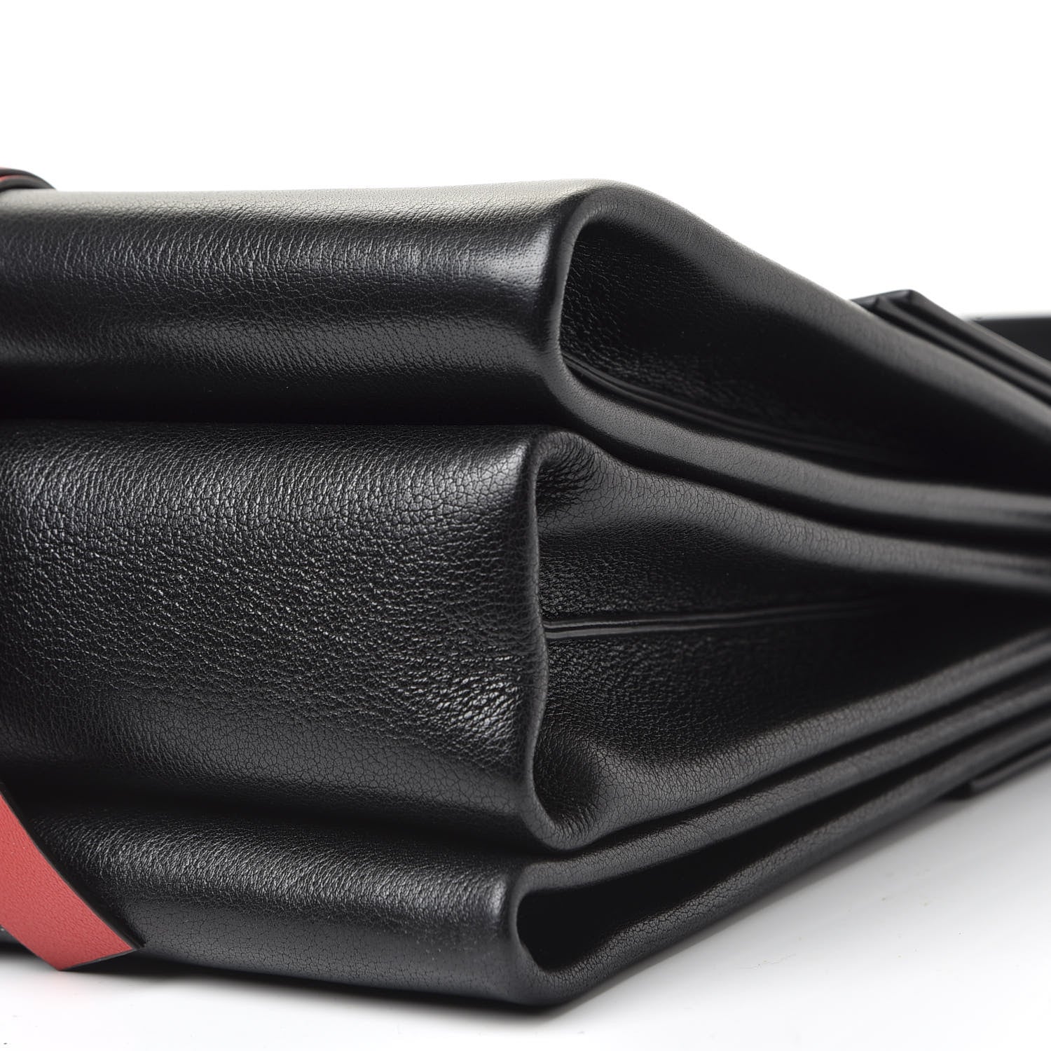 Valentino Garavani Smooth Calfskin Medium Vring Shoulder Bag Black 6 of 8