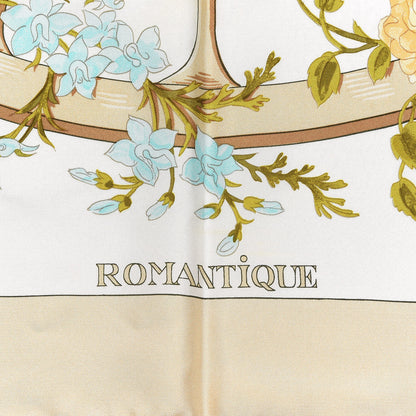 Hermes Jacquard Silk Romantique Scarf 90 3 of 4