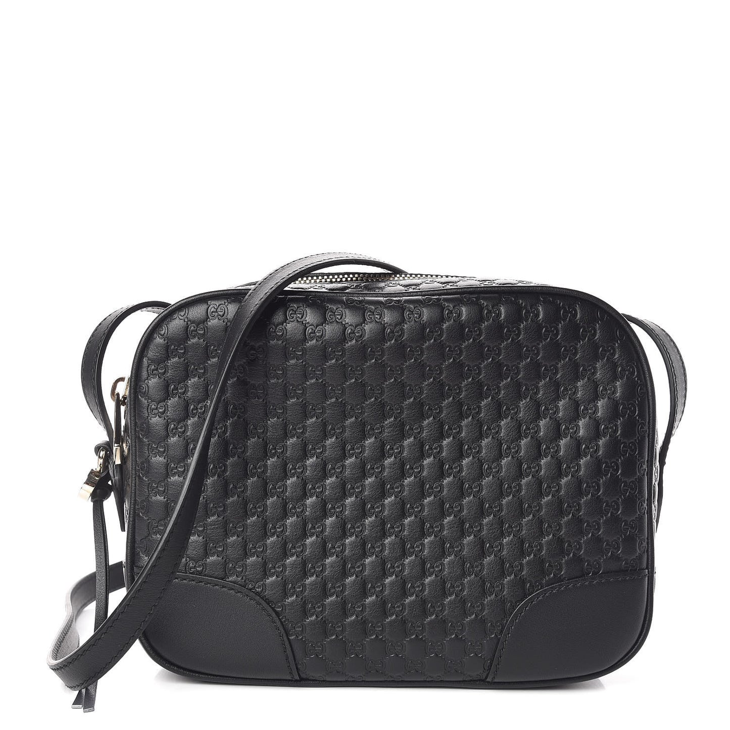 Microguccissima Mini Bree Messenger Bag Black