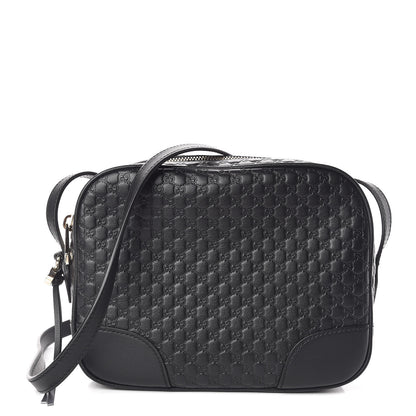 Gucci Microguccissima Mini Bree Messenger Bag Black 1 of 9