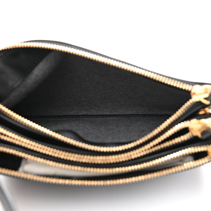 Celine Lambskin Small Trio Crossbody Bag Black 5 of 11