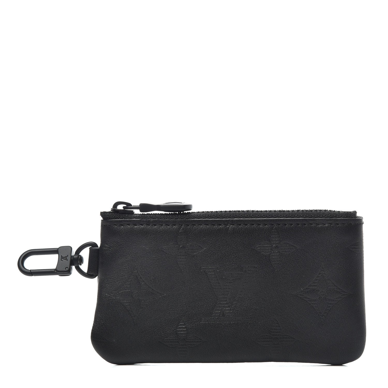 Louis Vuitton Calfskin Monogram Shadow Key Pouch Black 1 of 6