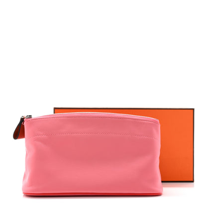 Hermes Lambskin Swift Tohubohu Pouch PM Rose Azalee Rose Jaipur 8 of 8