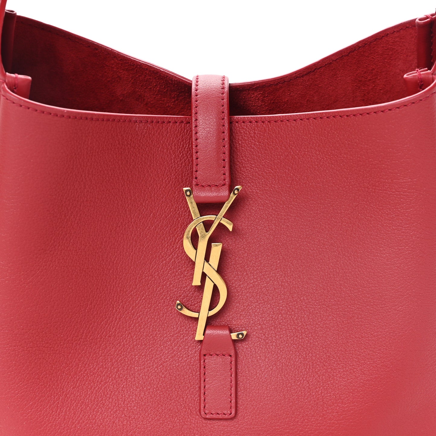 Smooth Calfskin Small Le 5 A 7 Soft Hobo Red Danger