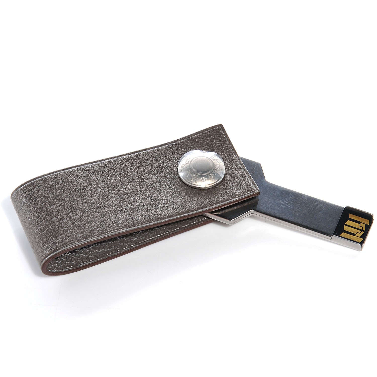 Hermes Swift Leather In The Pocket USB Key Etain 1 of 5