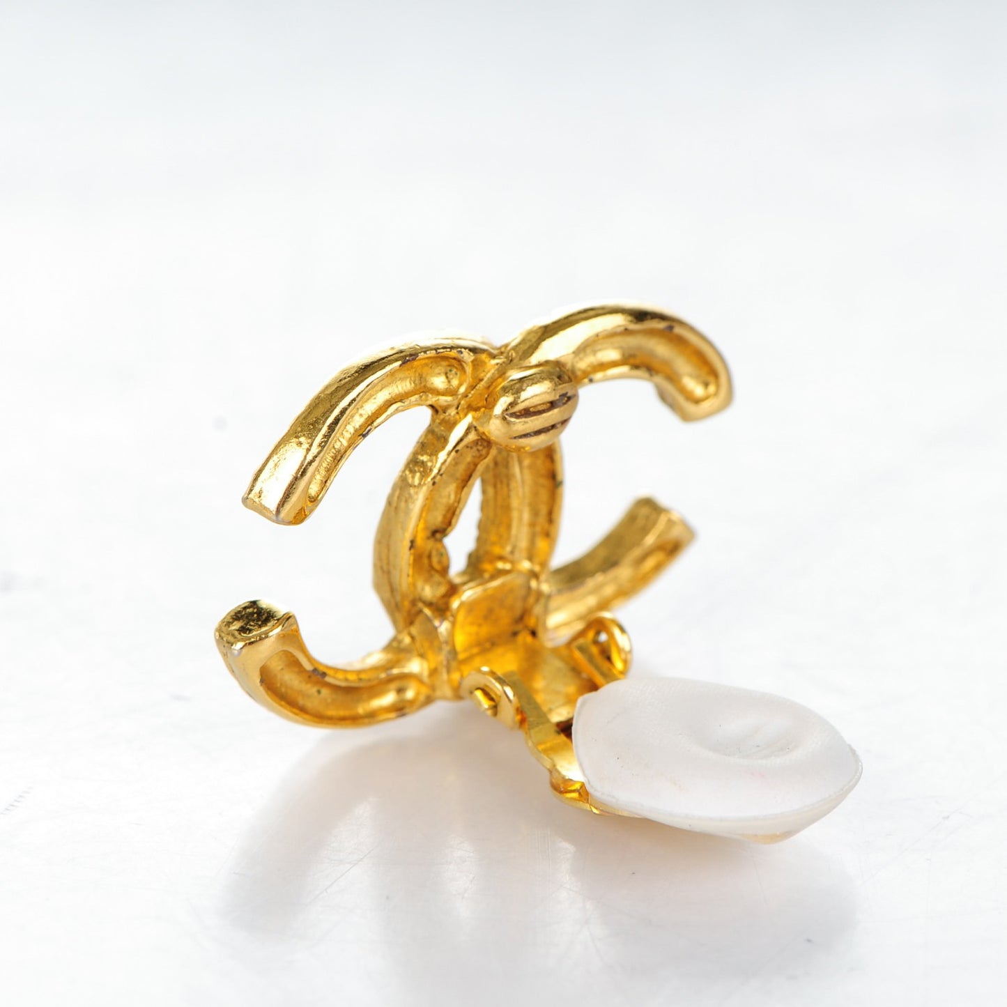 CC Clip On Earrings Gold