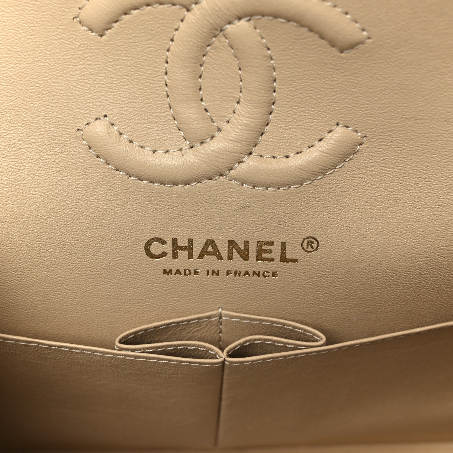 Chanel Caviar Quilted Small Double Flap Beige 6 of 11