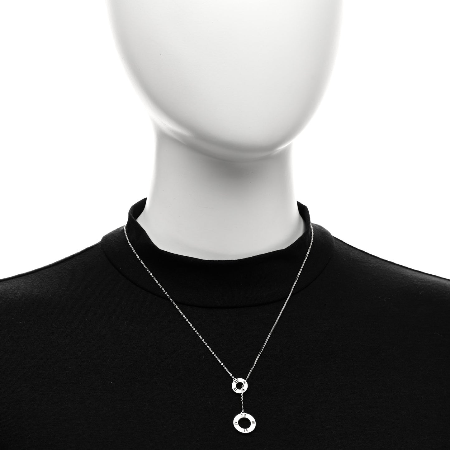 Sterling Silver Atlas Lariat Pendant Necklace