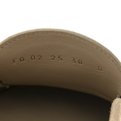 Christian Dior Suede Goatskin Boy Loafer Mule 38 Rope Beige 9 of 9