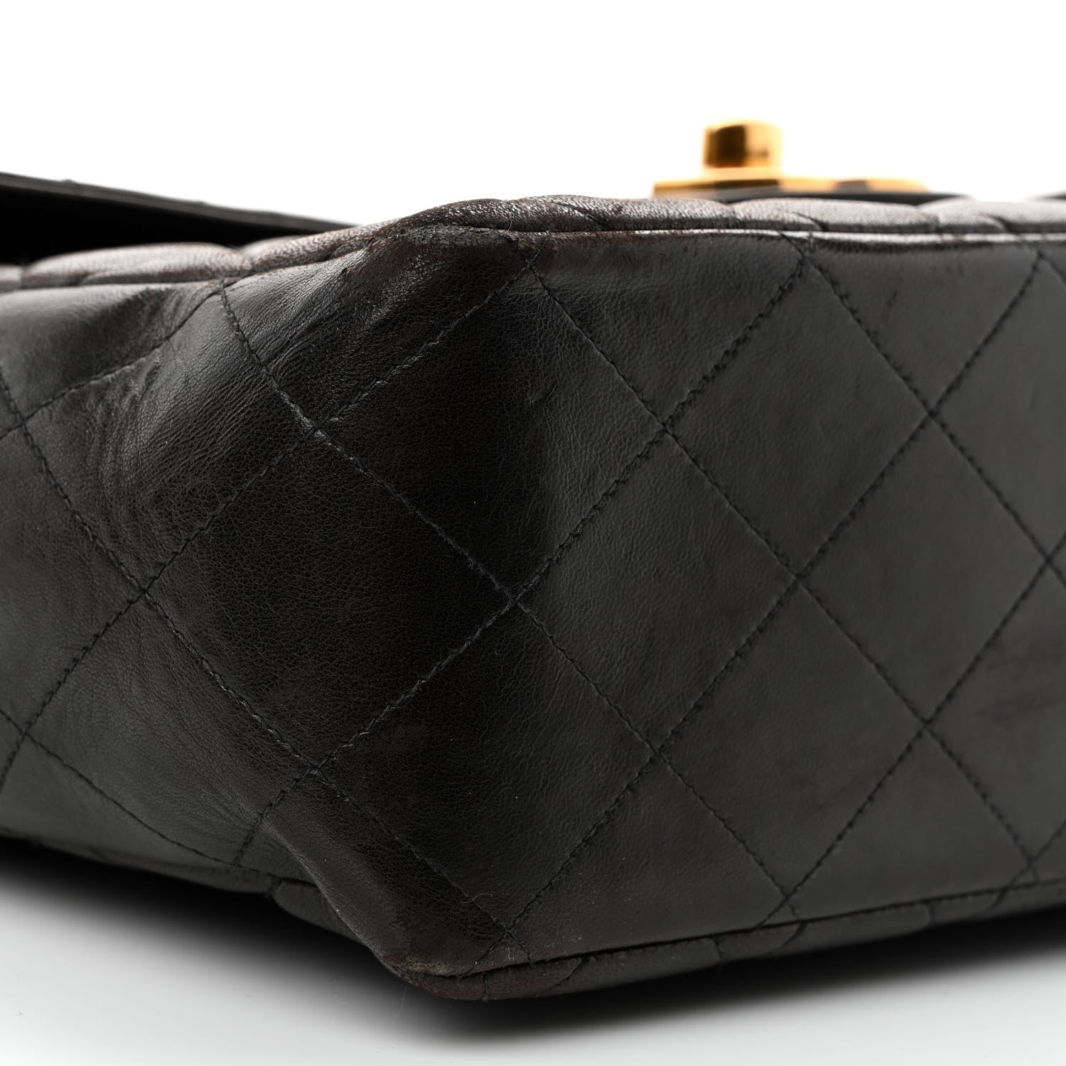 Chanel Lambskin Quilted XL Jumbo Single Flap Black 9 of 16