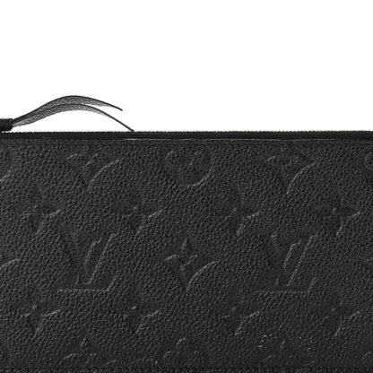 Louis Vuitton Empreinte Felicie Chain Wallet Zippered Insert Black 7 of 8