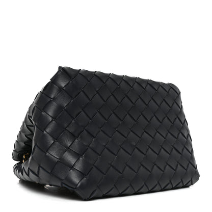 Bottega Veneta Nappa Intrecciato Small Parachute Chain Shoulder Bag Black 4 of 9