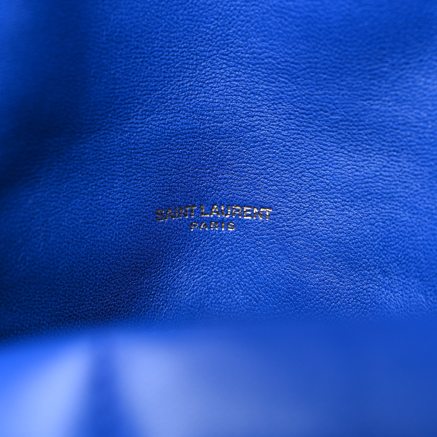 Saint Laurent Lambskin Quilted Small Loulou Puffer Monogram Chain Satchel Majorele Blue 6 of 15