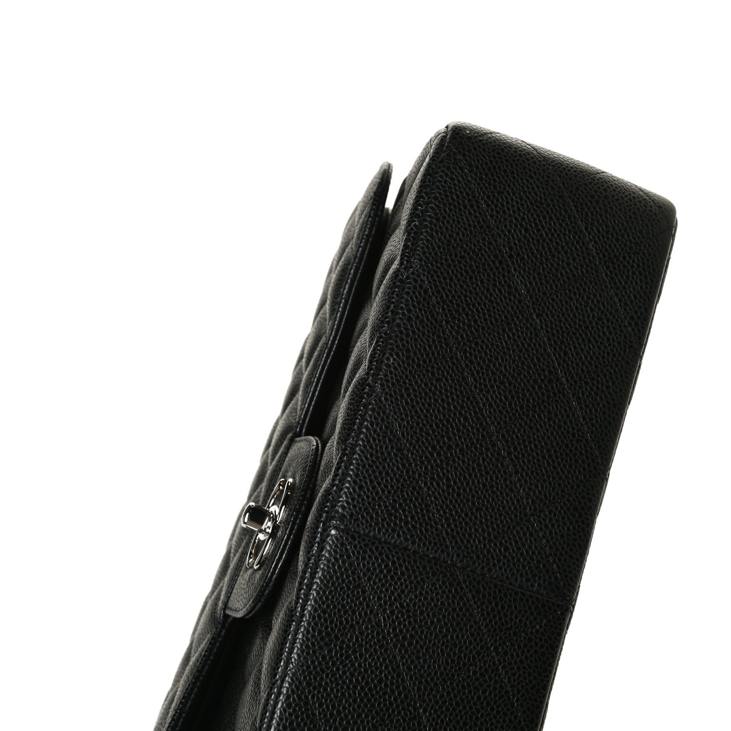 Chanel Caviar Quilted Jumbo Double Flap Black 11 of 13