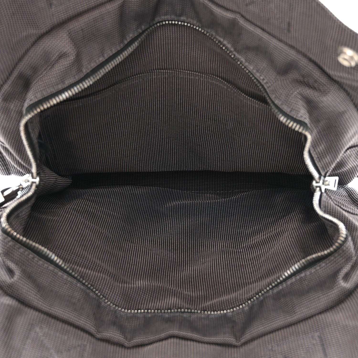 Hermes Canvas Herline Backpack Grey 5 of 12