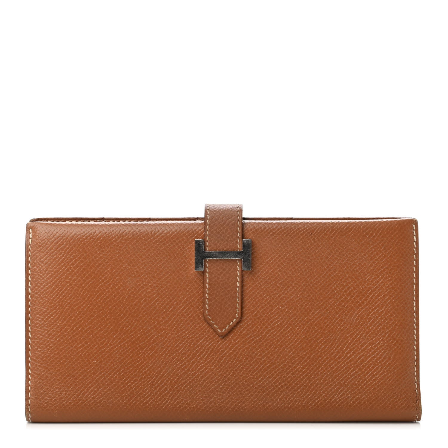 Hermes Epsom Bearn Gusset Wallet Gold 1 of 5