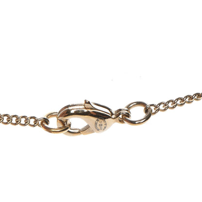 Chanel Baguette Crystal Quilted CC Pendant Necklace Gold 4 of 5