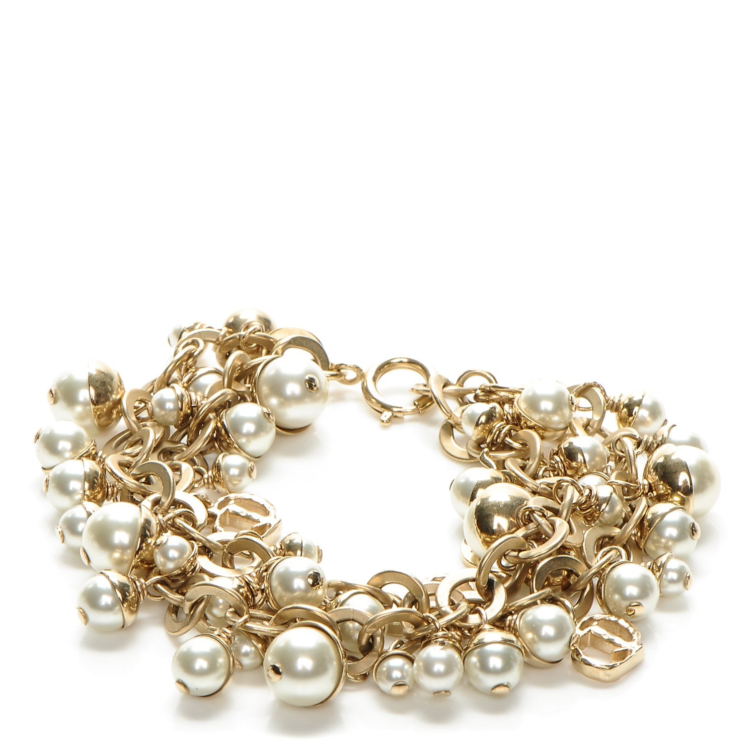 Christian Dior Pearl Mise en Dior Bracelet Gold 1 of 5