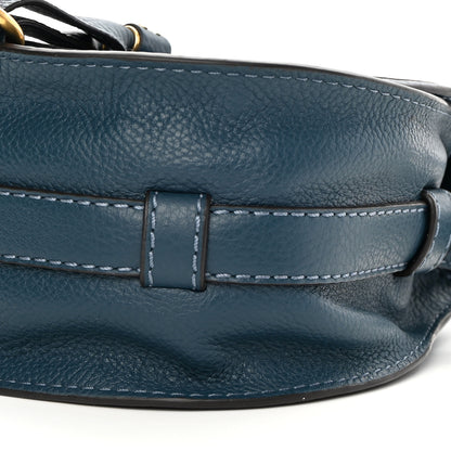 Chloe Calfskin Mini Marcie Round Crossbody Bag Royal Navy 11 of 11