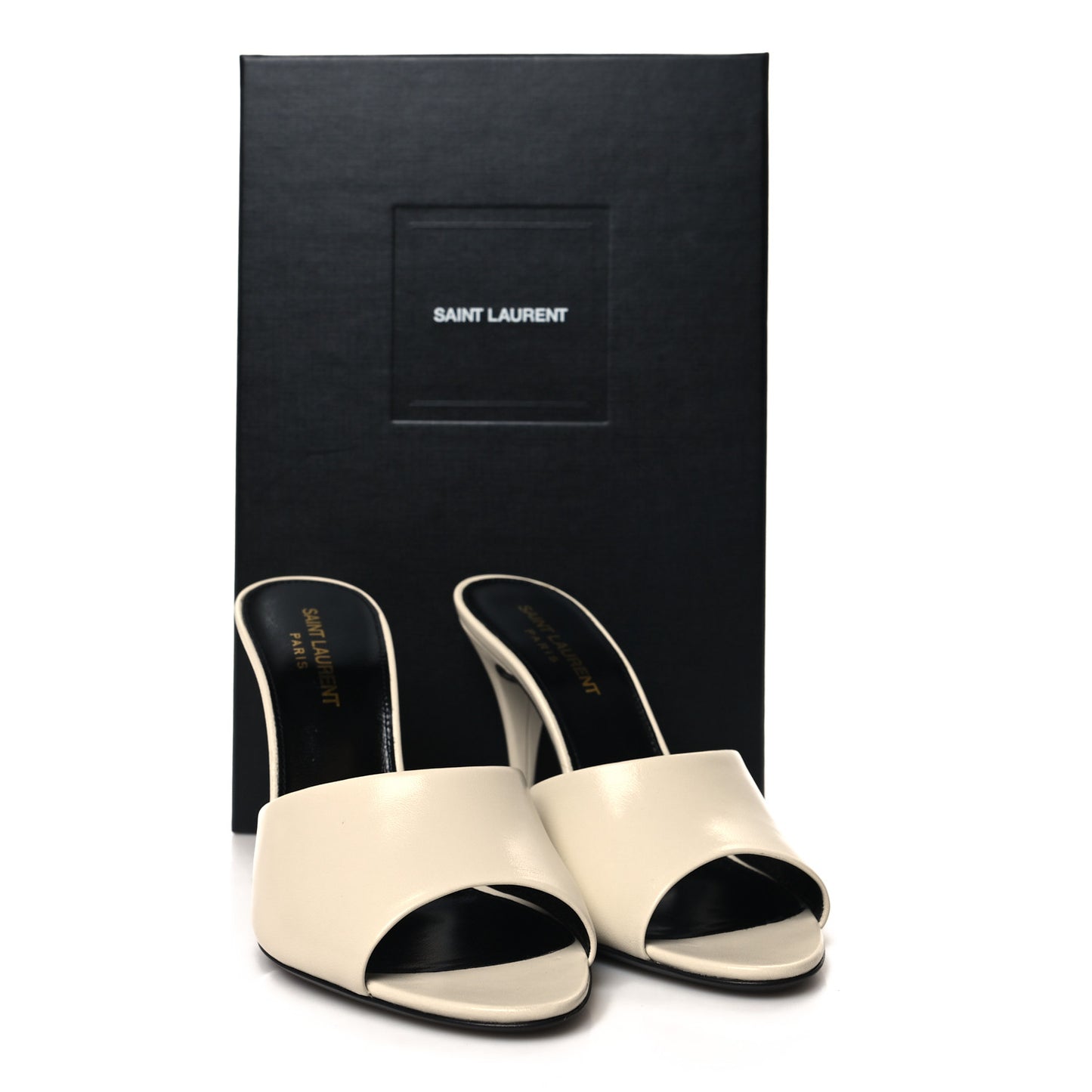 Calfskin New Belfagor 110mm Mules 37 Pearl