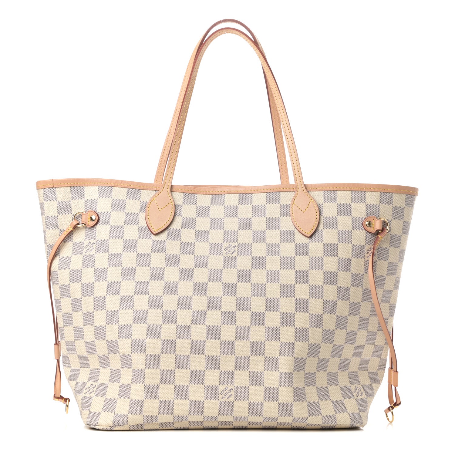 Louis Vuitton Damier Azur Neo Neverfull MM Rose Ballerine 1 of 11