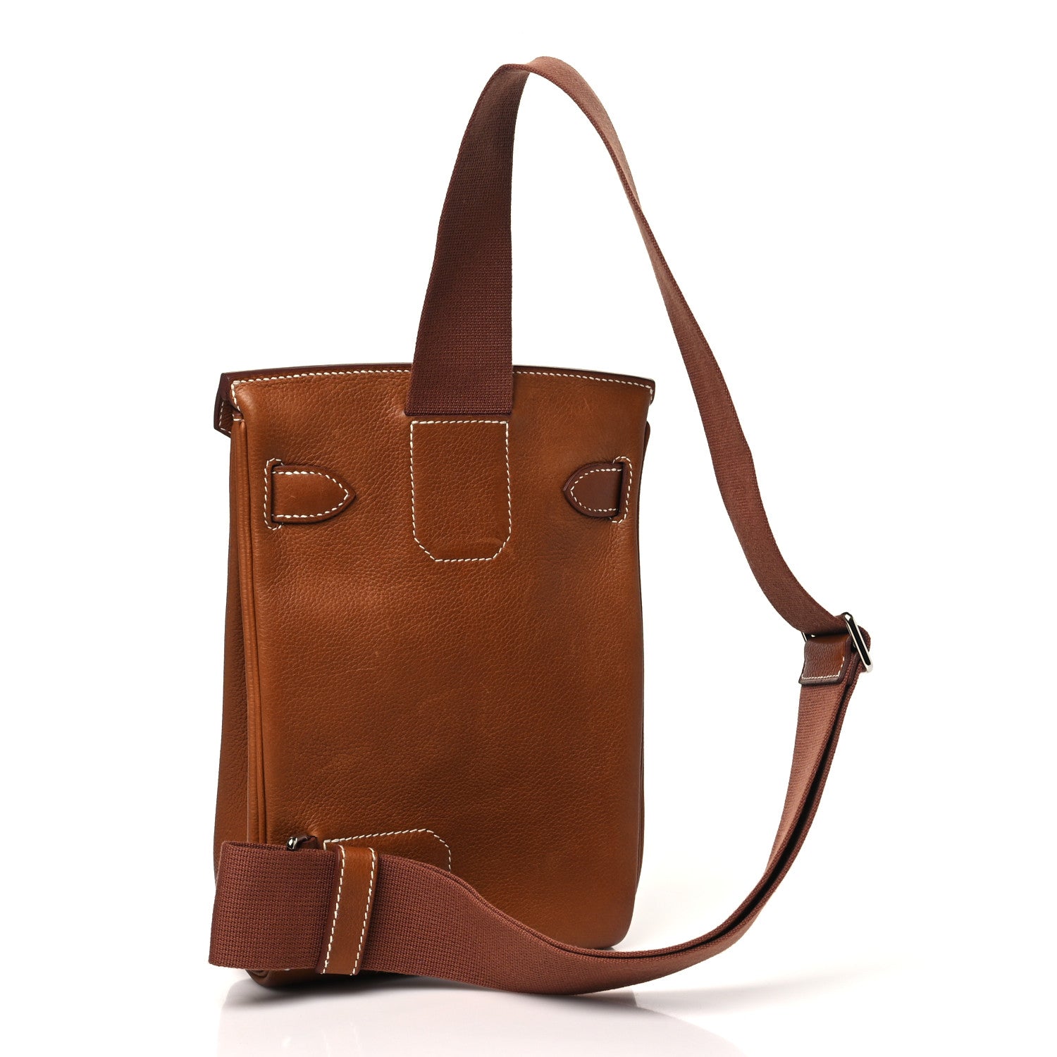 Hermes Natural Barenia Faubourg Hac A Dos PM Backpack Fauve 3 of 10