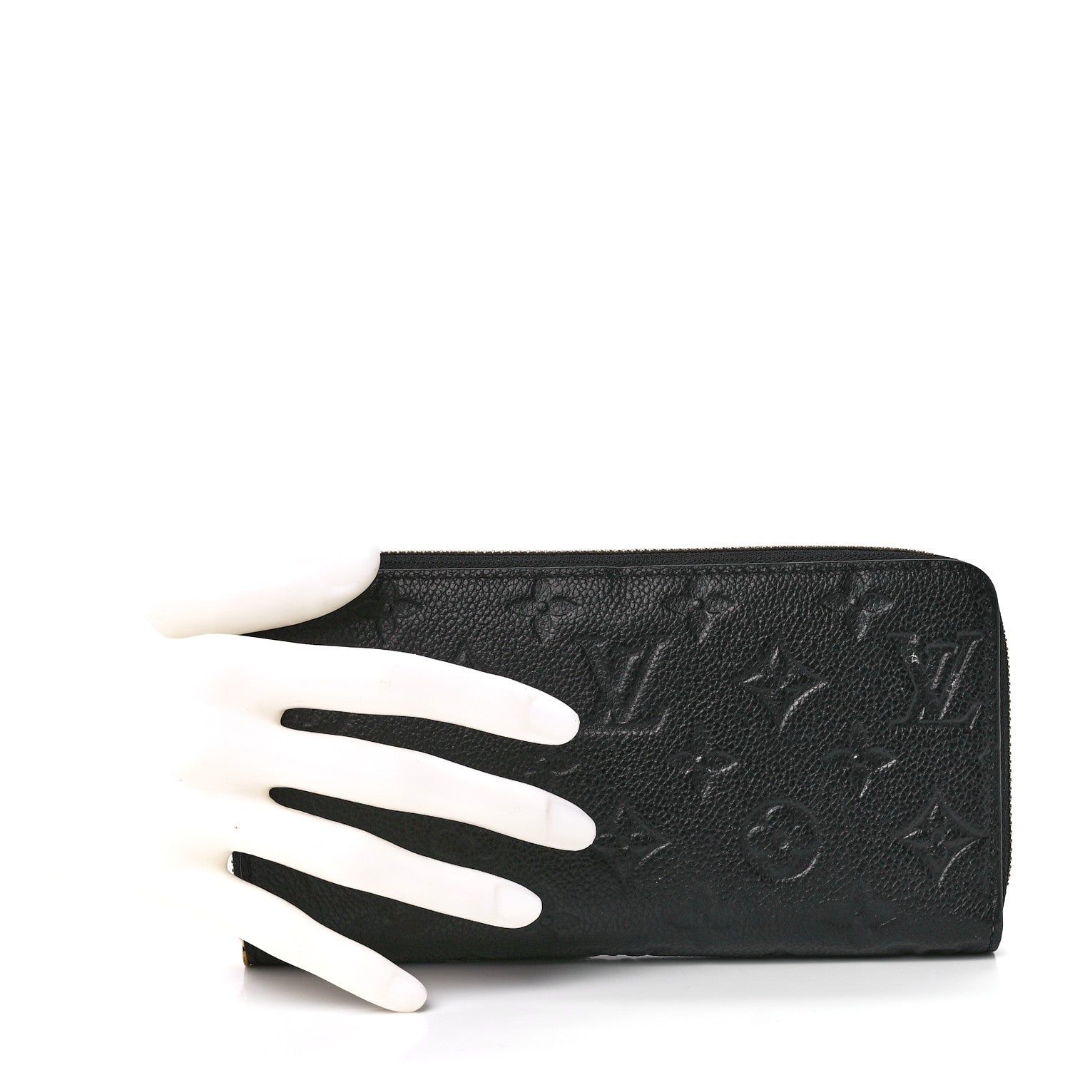 Louis Vuitton Empreinte Zippy Wallet Black 2 of 12