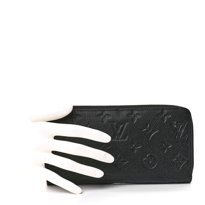 Louis Vuitton Empreinte Zippy Wallet Black 2 of 12