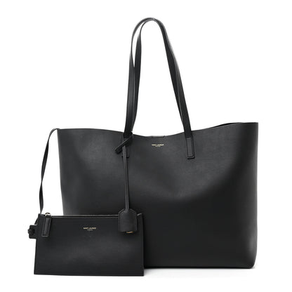 Saint Laurent Calfskin Large Shopping Tote Black 2 of 13