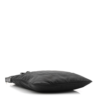 Prada Tessuto Nylon Saffiano Flat Messenger Bag  Black 7 of 21
