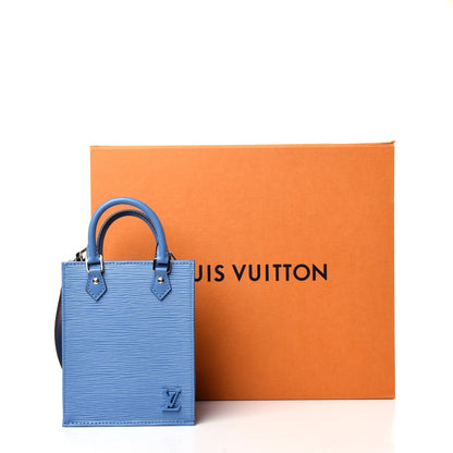 Louis Vuitton Epi Petit Sac Plat Bleuet 12 of 12