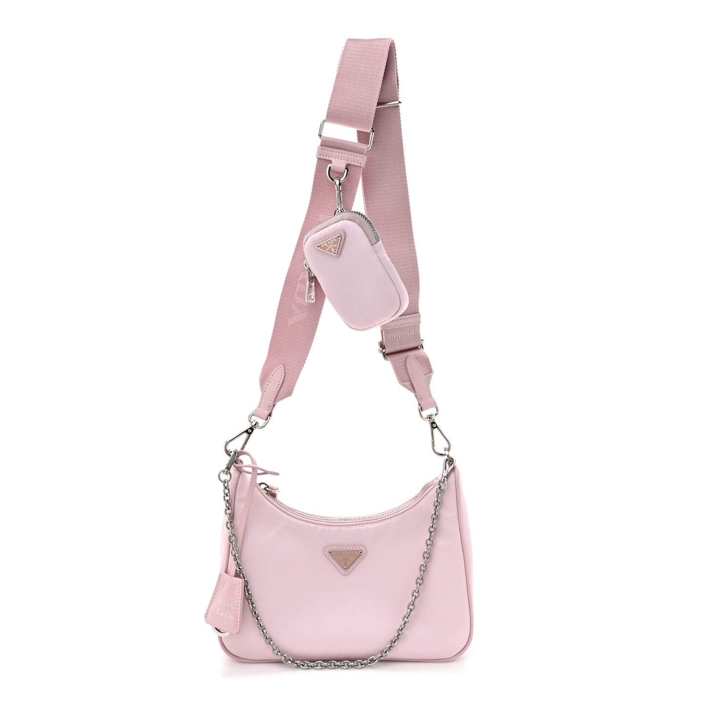 Nylon Re-Edition 2005 Shoulder Bag Alabastro