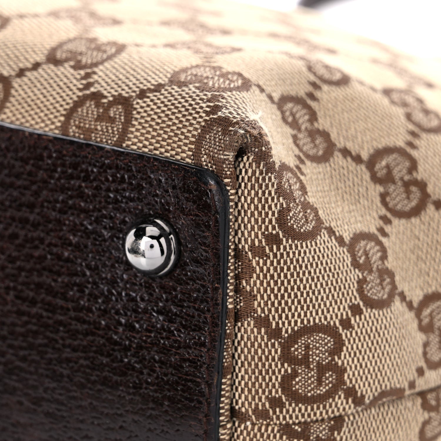 Gucci Monogram Small Eclipse Tote Brown 10 of 25