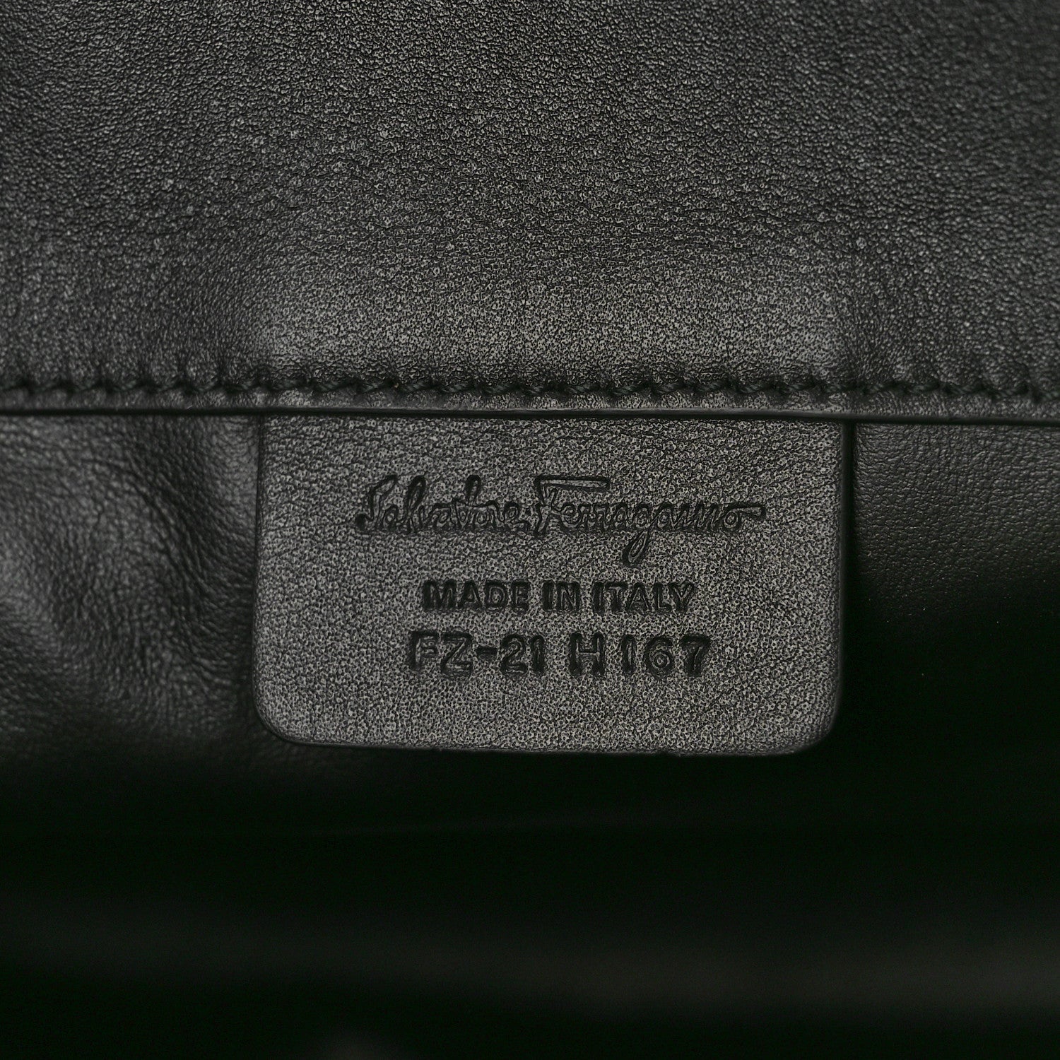 Salvatore Ferragamo Calfskin Large Studio Bag Black 7 of 10